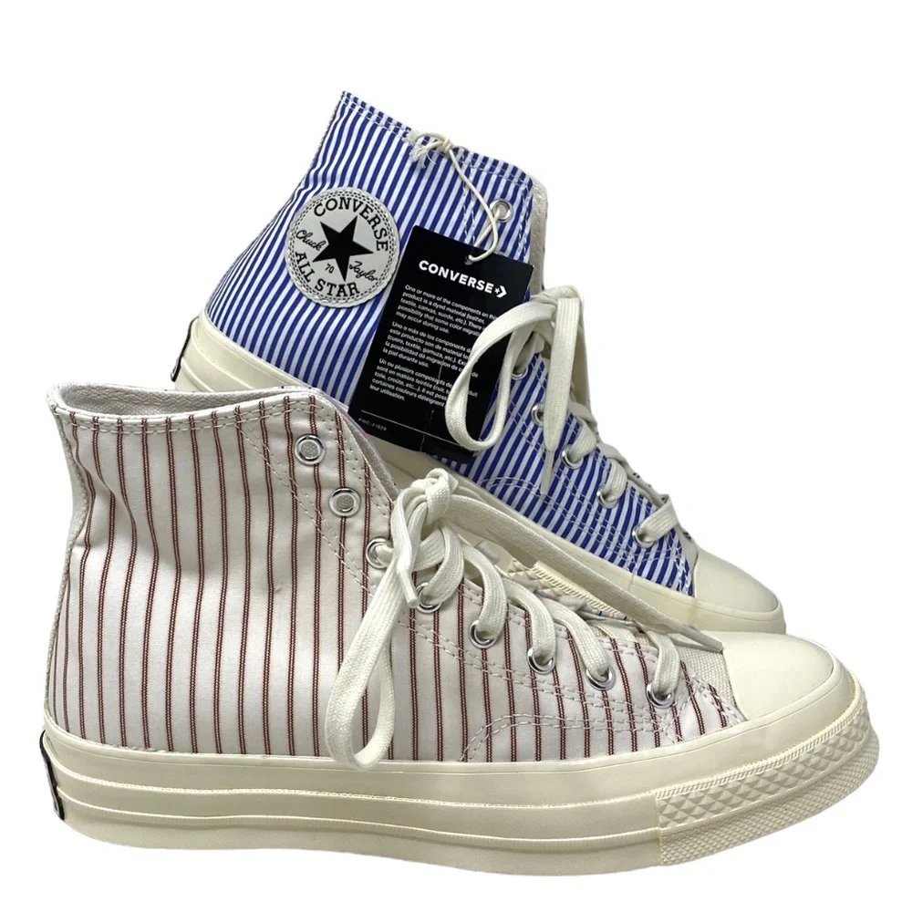 Converse Chuck 70 High Top Shoes Canvas Egret Multi Women's Size Casual A00457C